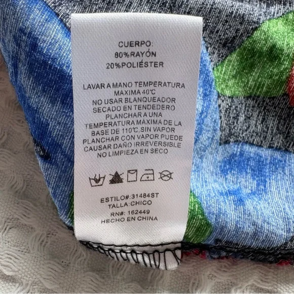 Milk & Honey Floral Tiered Ruffle Mini Skirt - Button Front: Size Small - Picture 5 of 5